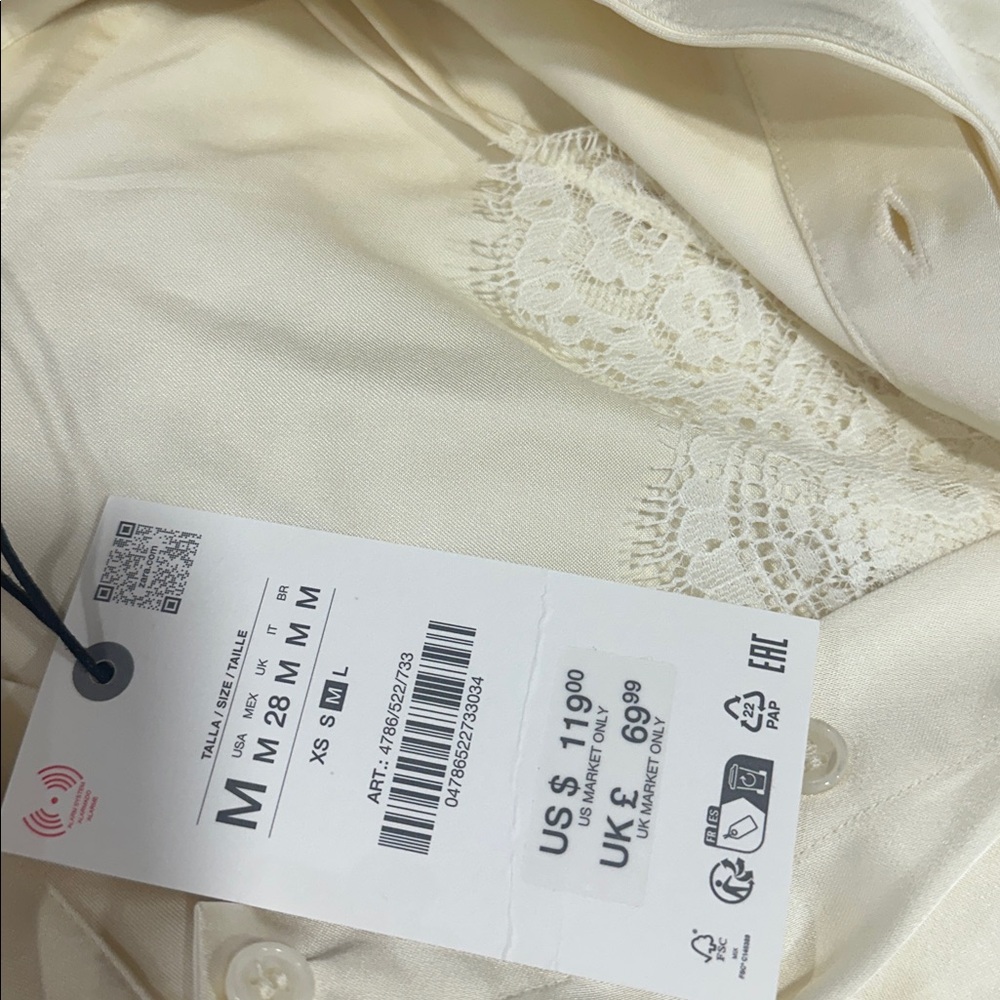 2 in 1 COMBINATION SATIN EFFECT BLOUSE ZW COLLECTION - Picture 11 of 11